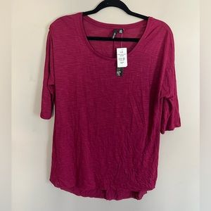 Quarter length sleeve blouse